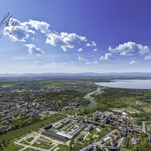 Panorama Nysy znad ul. Słowiańskiej