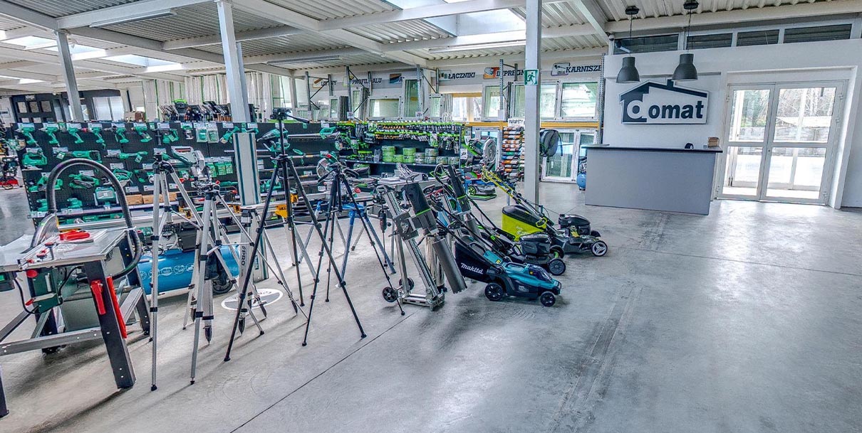Domat Nysa – Wirtualny Spacer Google Street View Wirtualny spacer Google Street View Hurtownia Domat Nysa - obsługa klienta 360