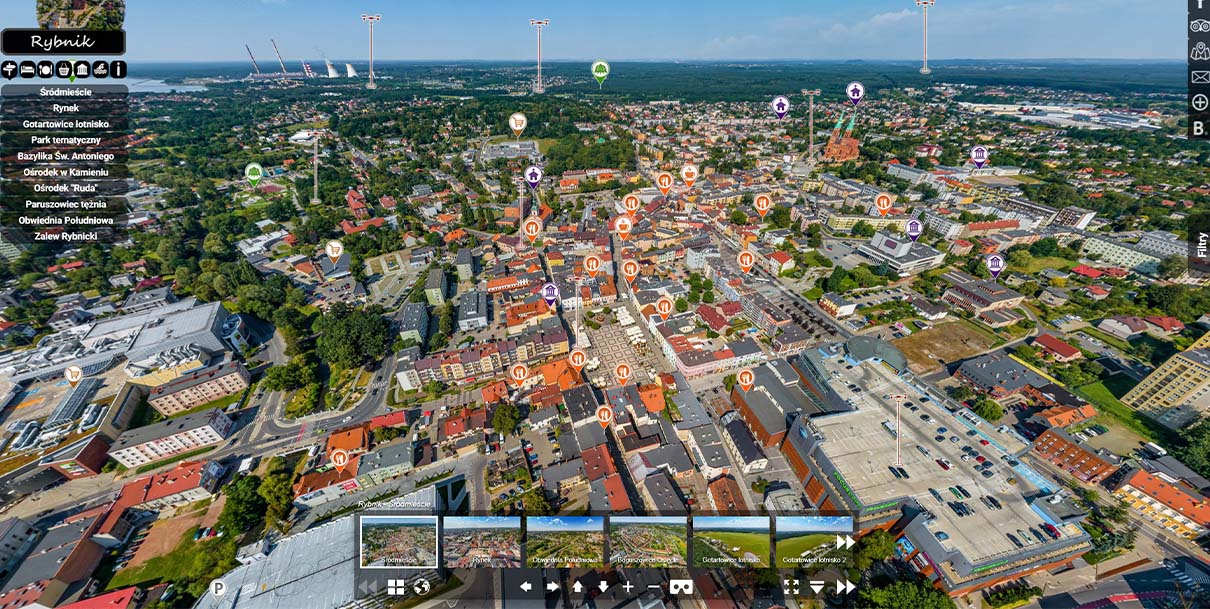 Wirtualny Spacer Rybnik Wirtualny Spacer po Rybniku