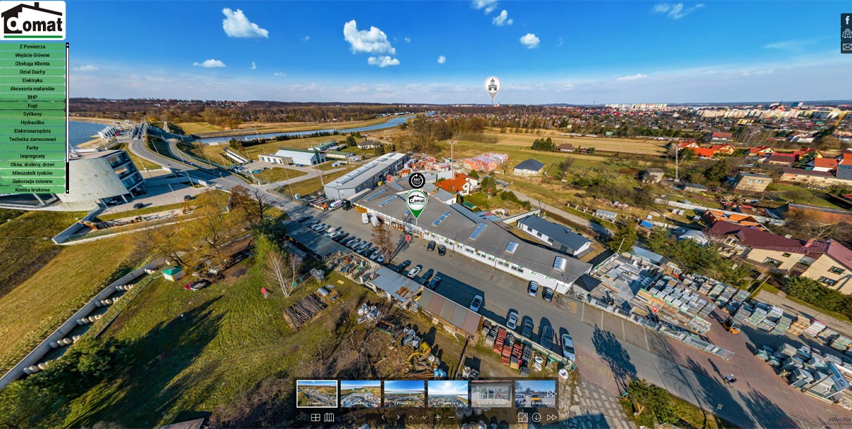 Wirtualny spacer Domat Nysa – przestrzeń obsługi klienta 360 Wirtualny spacer Domat Nysa - przestrzeń obsługi klienta 360