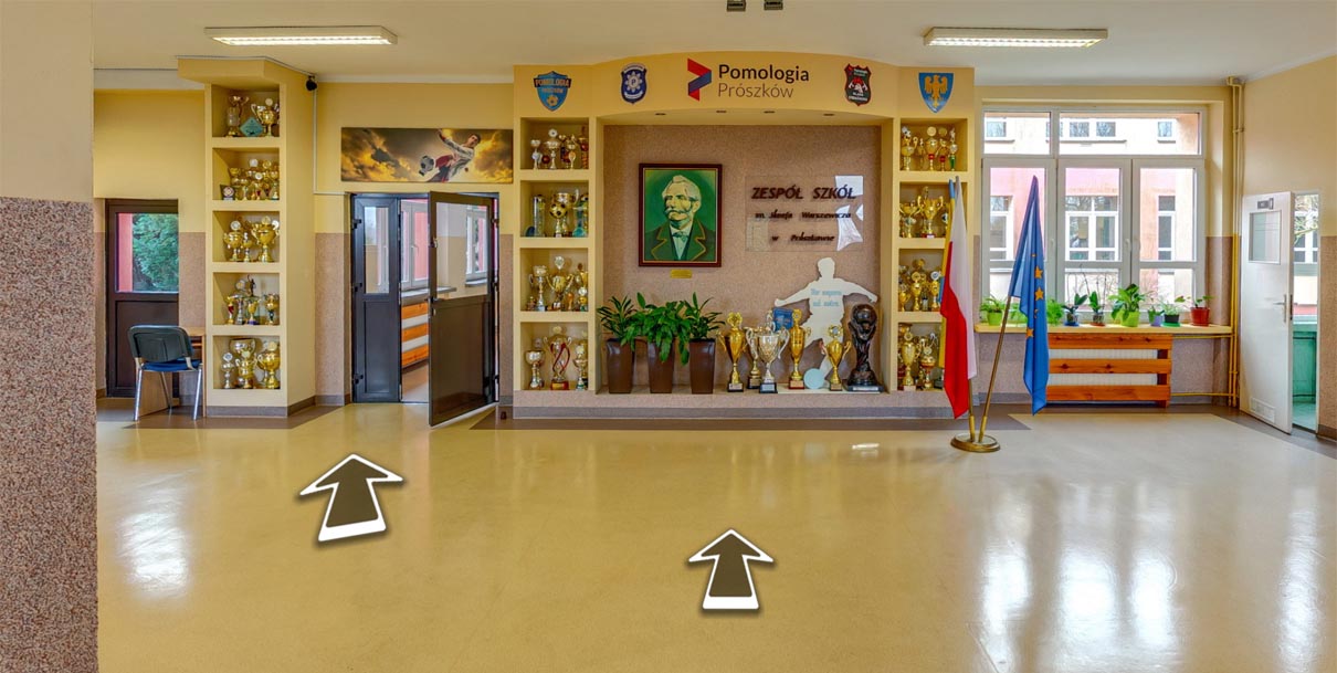 Wirtualny spacer Pomologia Prószków - Hol główny